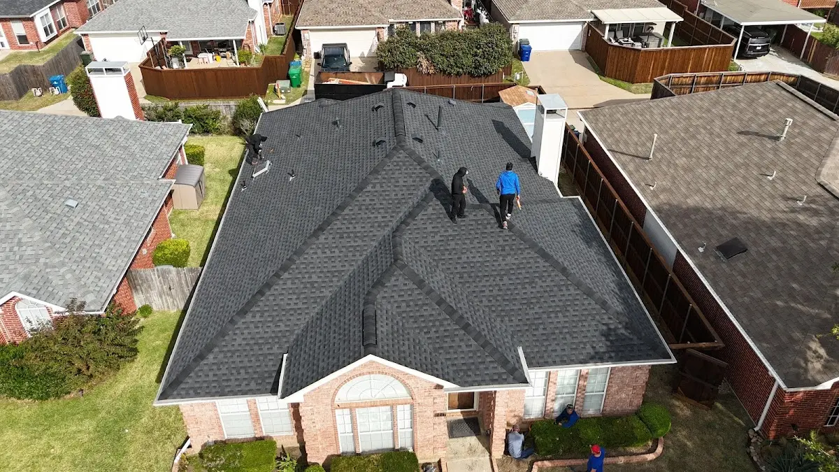 Commercial Roofing work in progress on a Valencia West property